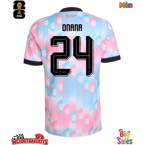 Belgium Amadou Onana #24 Replica Away Stadium Shirt World Cup 2026 Short Sleeve